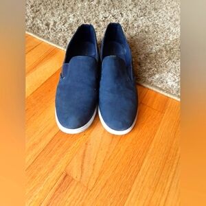 Cole Haan Women's Shoes Blue Loafers Slip-Ons Size 9.5B Nantukit Nautica Preppy